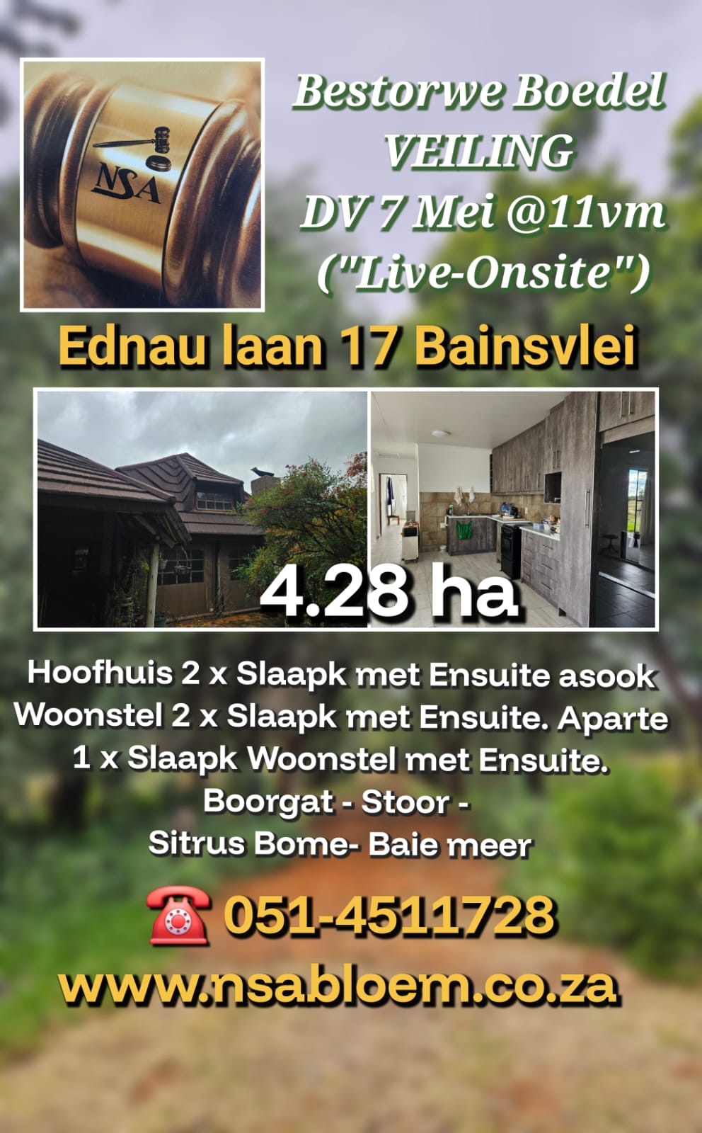 Nico Smith Afslaers Bloemfontein | NSA Auctioneers Bloemfontein